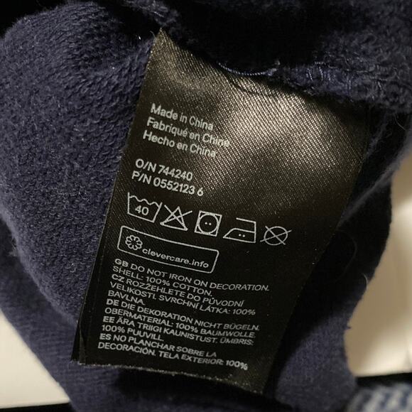 Women's Crop Top Floral Embroidered Flare Long Sleeve XS Lightning 100% Cotton - Picture 9 of 11